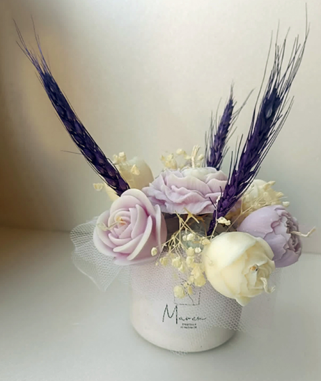 Bouquet Balanced – Lavender 140 gr | Καλλιτεχνικό Τσιμέντο | Μωβ | Με σχέδιο Κωδικός: 02.01.0502070108 Τιμή: 18€